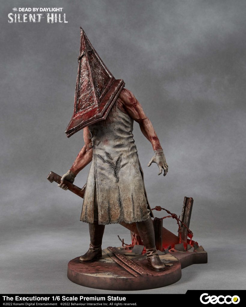 Pyramid Head Figure Silent Hill Horror Statue Silent Hill