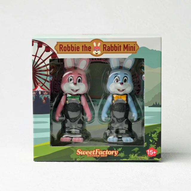 SILENT HILL 3 Robbie the Rabbit Mini, Pink & Blue Sweet Factory Exclusive

Available Now at Sweet Factory Online Store!

Product info: https://gecco.co.jp/en/product/robbie-the-rabbit-mini-exclusive/

The package box and backdrop card designed by nagarugra

SILENT HILL 3 ロビー・ザ・ラビット ミニ ピンク&アオ スウィートファクトリー限定

スウィートファクトリーオンラインストアで只今販売中！

製品情報：https://gecco.co.jp/product/robbie-the-rabbit-mini-exclusive/

パッケージボックス＆背景カードデザイン by nagarugra

#SILENTHILL #サイレントヒル #Gecco