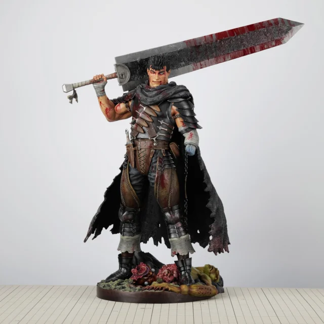 Berserk Guts, Lost Children Arc, The Black Swordsman 1/6 Scale Statue Redecoration Ver.

Let us share some photos of the pre-production sample from our factory although the newly added parts, the Puck & crossbow, are not ready yet. We will display this sample at ACGHK 2025 (July 25-29), by the way.

ベルセルク ガッツ ロスト・チルドレンの章 黒い剣士 1/6スケールスタチュー リニューアル版

量産前の開発中サンプルです。新しく追加されたパックとボーガンはまだ付いていません。このサンプルはACGHK2025（7月25日〜29日）で展示する予定です。

#Berserk #ベルセルク #Gecco